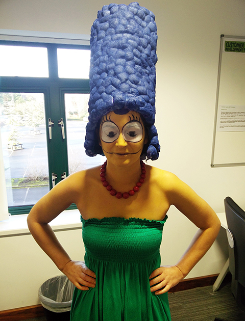woman in fancy dress