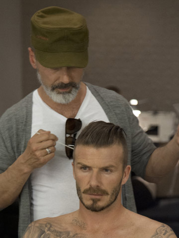 David Beckham Borrows Prince Harry S Hair Stylist For Sexy Shoot