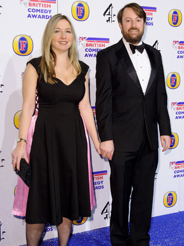 Aw David Mitchell And New Wife Victoria Coren Step Out As A Couple Celebsnow