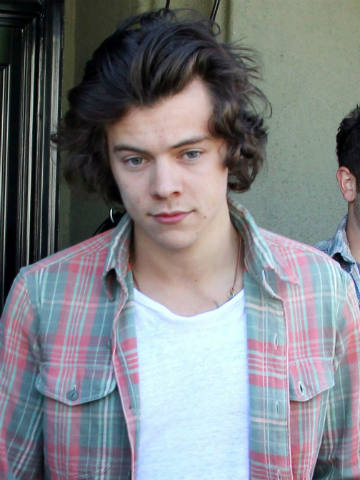 Omg Harry Styles Shows Off Matted Straight Hair For One