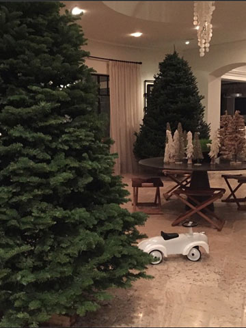 Festive Pictures The Best Celebrity Christmas Trees Of 2014 Celebsnow