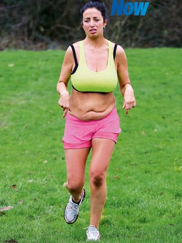 Exclusive pics! Chantelle Houghton battles to get her pre ...