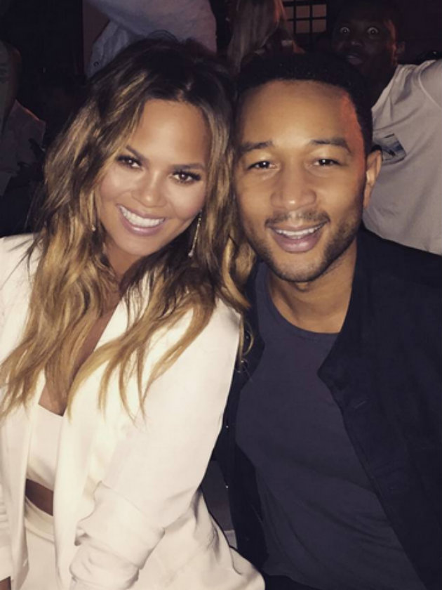 Chrissy Teigen and husband John Legend