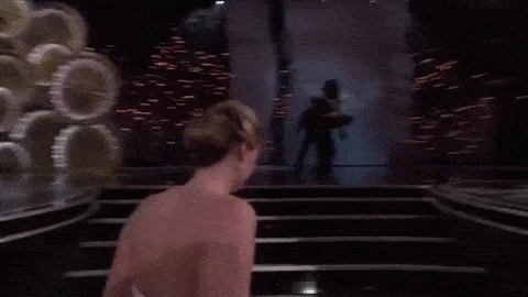 GIF Oscars Jennifer Lawrence falls