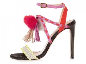 Get party ready in these pom pom heels from River Island