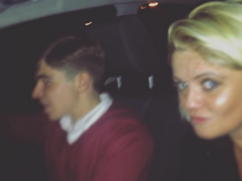 Danniella Westbrook and her boyfriend George Arnold