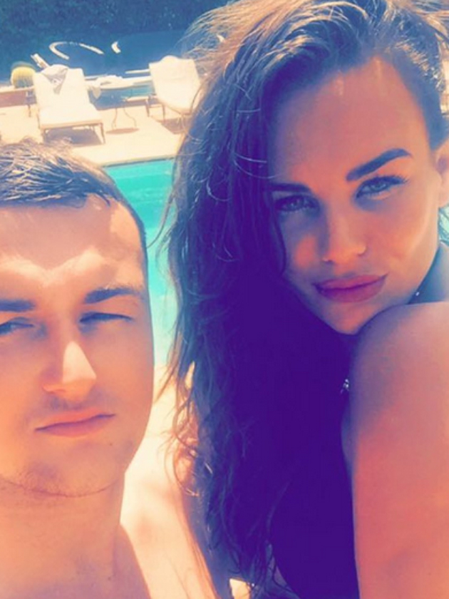 Chantelle Connelly and her boyfriend