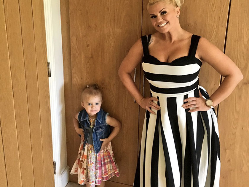 Kerry Katona with daughter Dylan-Jorge