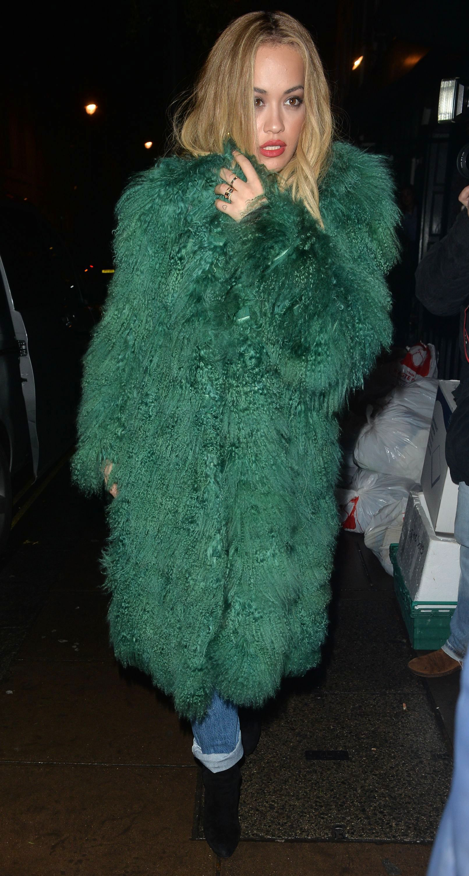 Mandatory Credit: Photo by Palace Lee/REX/Shutterstock (5494367d) Rita Ora Rita Ora at the Groucho Club, London, Britain - 15 Dec 2015