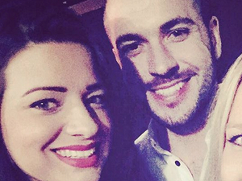 Shayne Ward with his girlfriend Sophie Austin
