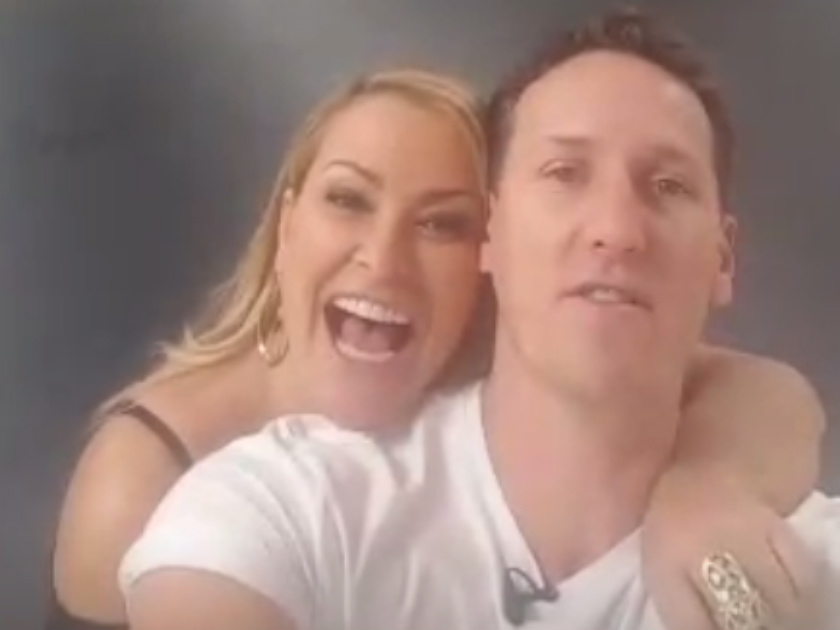 Anastacia and pro partner Brendan Cole