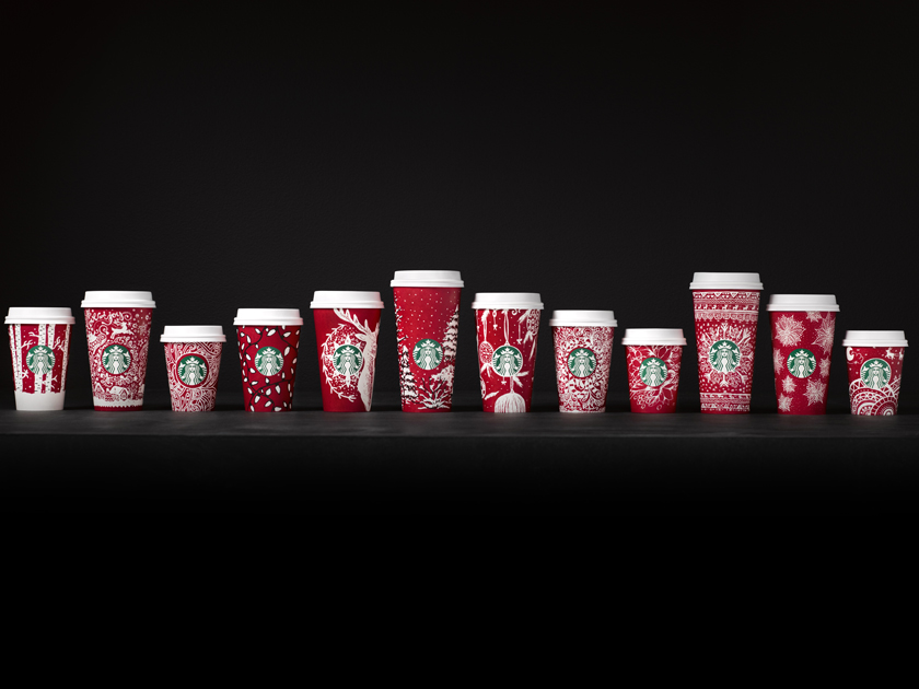 Starbucks reveal their 2016 red cup, but there&rsquo;s a big twist!