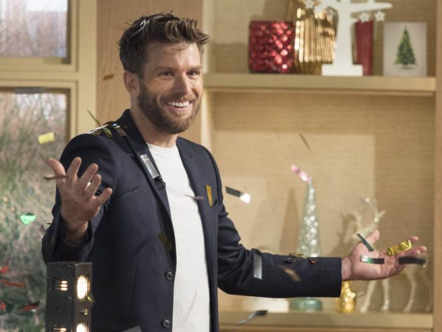EDITORIAL USE ONLY. NO MERCHANDISING Mandatory Credit: Photo by Ken McKay/ITV/REX/Shutterstock (7553662ae) Joel Dommett 'This Morning' TV show, London, UK - 09 Dec 2016 FROM THE COMEDY CIRCUIT TO THE CELEBRITY JUNGLE. He was the dark horse of this year's I'm A Celebrity and placed a very respectable second to Scarlett Moffatt. Fresh from Australia, JOEL DOMMETT?S BACK IN THE UK! Joel Dommett tells us why he compares being the in the jungle to being pregnant, how he gets his rippling muscles without ever hitting the gym and what he makes of the female attention - which includes our girl