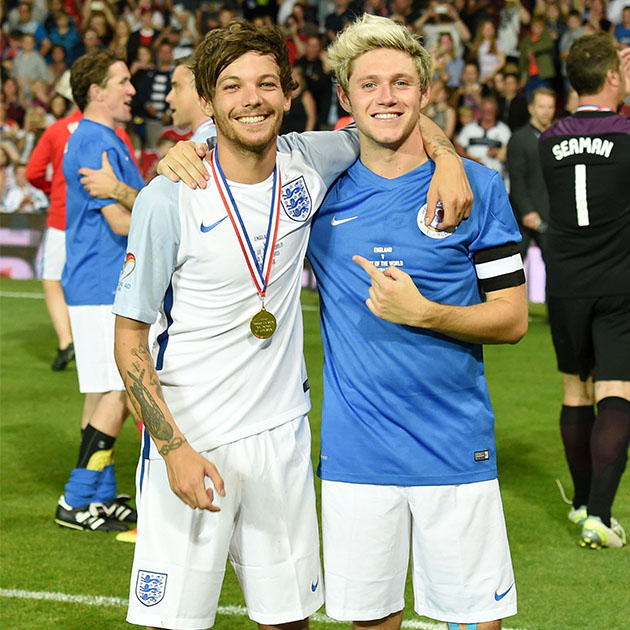 Louis Tomlinson and Niall Horan