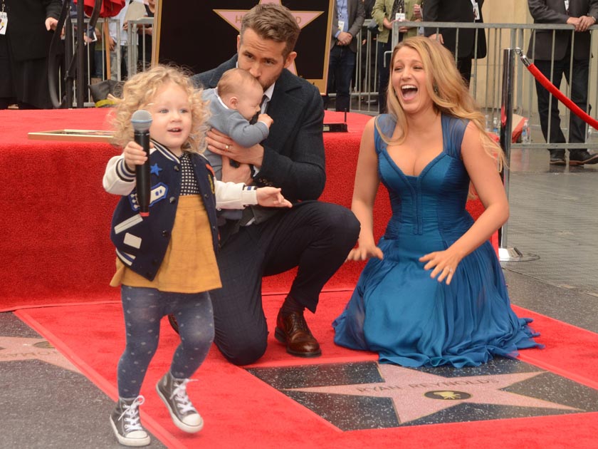 Mandatory Credit: Photo by MediaPunch/REX/Shutterstock (7567285h) James Reynolds, Ryan Reynolds and Blake Lively Ryan Reynolds honored with star on The Hollywood Walk of Fame, Los Angeles, USA - 15 Dec 2016