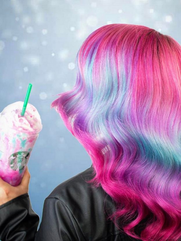 The New Starbucks Unicorn Frappuccino Has Caused A Stir In Hair World The New Starbucks Unicorn Frappuccino Has Caused A Stir In Hair World
