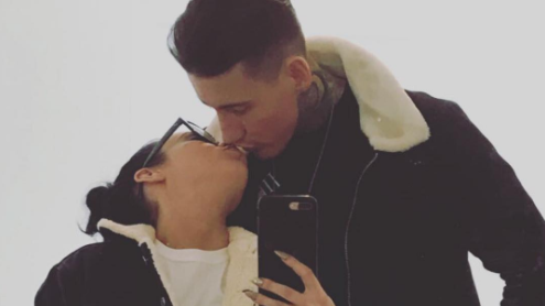 Back on! Stephanie Davis posts kissing picture with Jeremy McConnell after Twitter ‘cheat’ fiasco