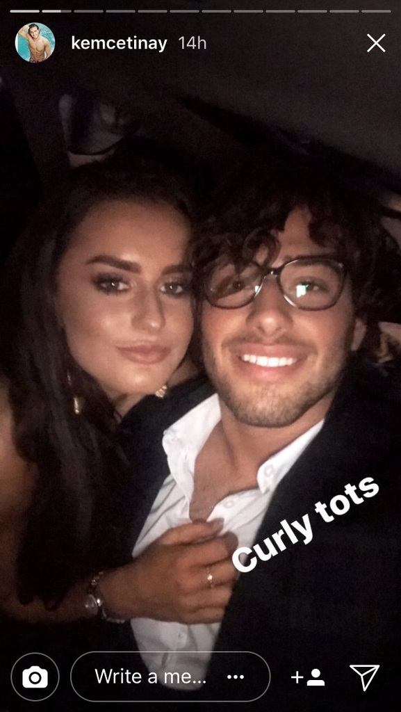 Amber Davies and Kem Cetinay