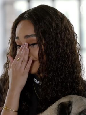 Little Mix's Leigh-Anne Pinnock breaks down in tears during first solo interview: 'I'm pathetic'