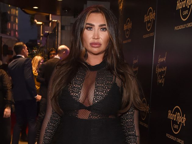 lauren goodger slammed grandmother funeral selfie photos