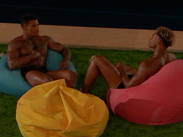 love island chris taylor living michael griffiths jordan hames