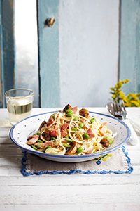 A real family fave, kids and adults alike will love this creamy carbonara.
