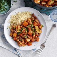 This healthy cassoulet only takes 30 minutes. Speedy, delicious and nutritious.