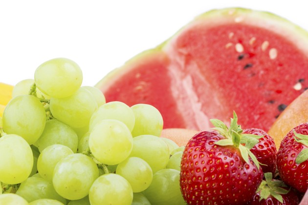 Day 10, Strawberries, Melon and Grapes