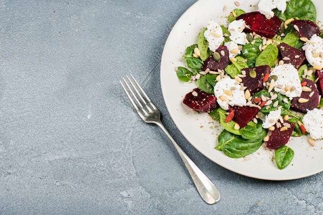 Day 16, Beetroot and Cheese Salad