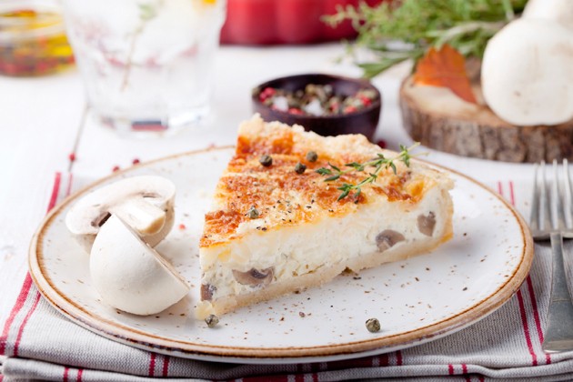 Day 17, Mediterranean Veg Quiche