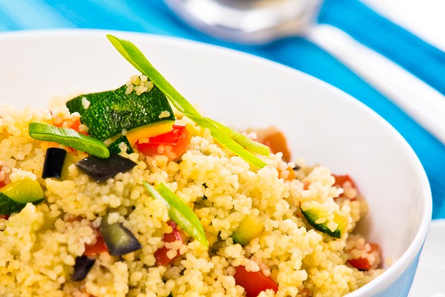 Day 24, Roasted Vegetable and Cous Cous