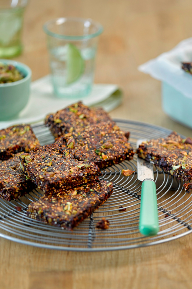 Pistachio and quinoa breakfast bites Woman Magazine