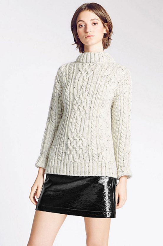 m&s cable knit jumper