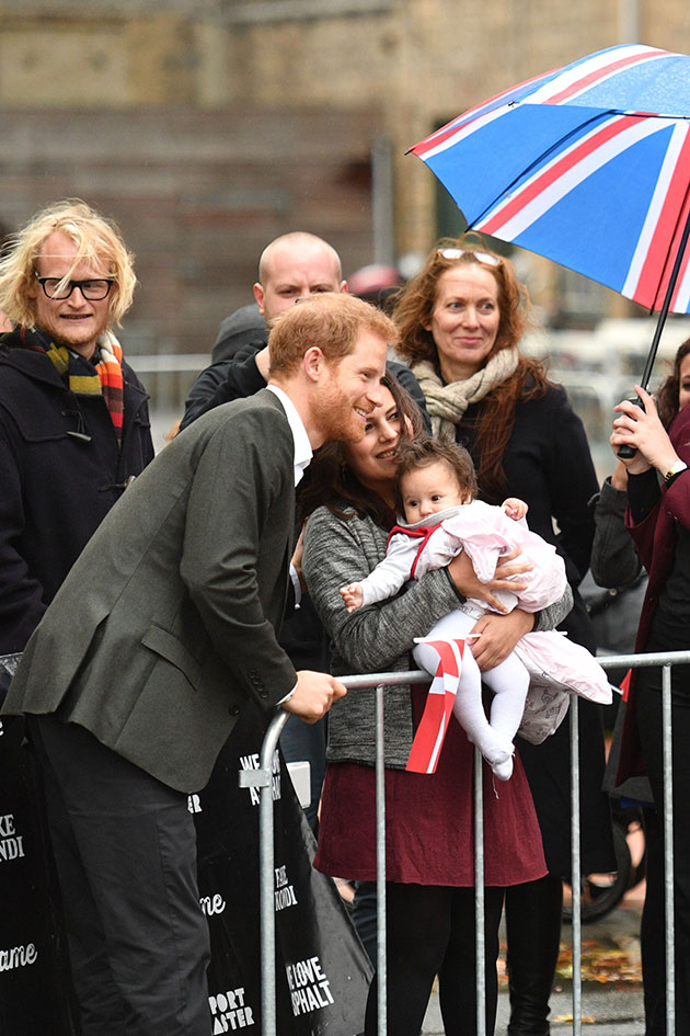 Prince Harry baby ready? Probably not yet but he certainly looks the part