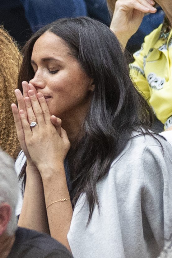 meghan markle bad luck serena williams tennis match