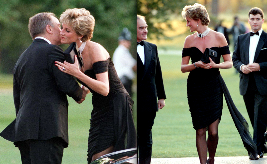 princess diana in black