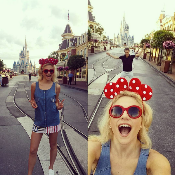 Pixie Lott Disney world