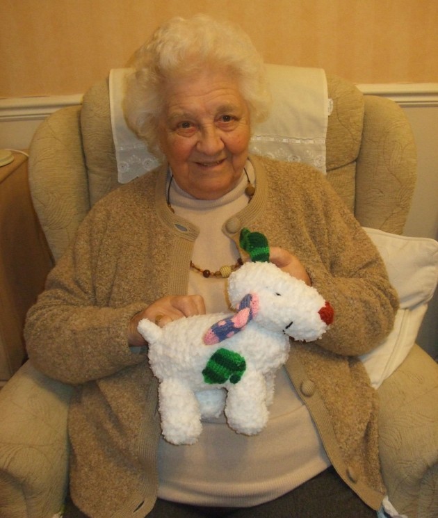 snow dog knitting pattern