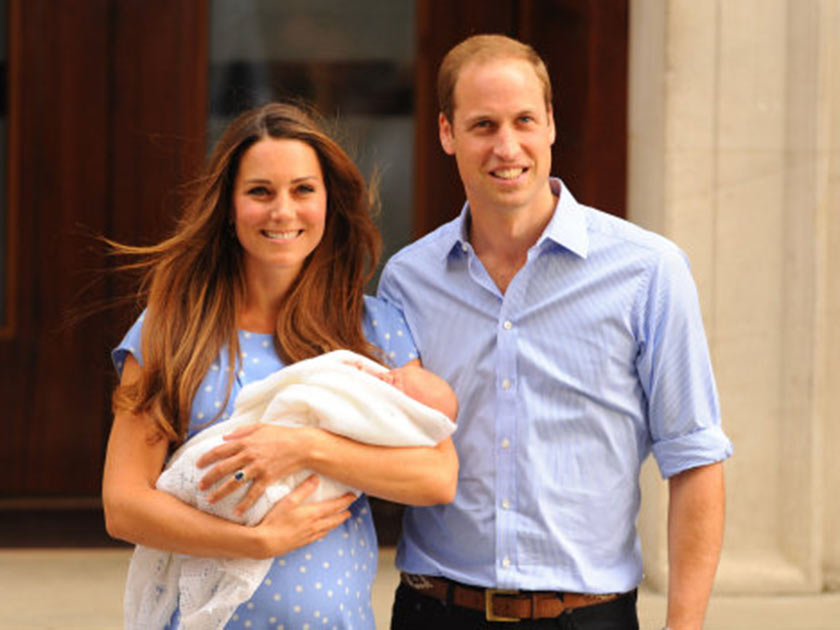 Prince William, Kate Middleton and Prince George