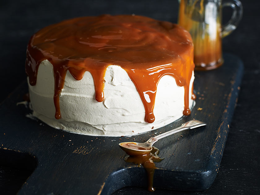 Caramel latte cake