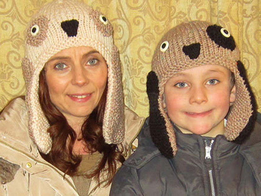 Maureen Turner's dogs hats