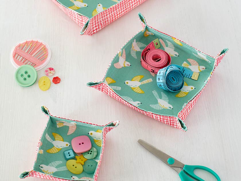 Fabric trays