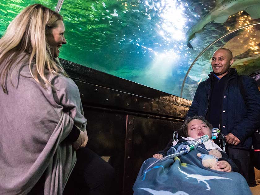 Rays of Sunshine Children's Charity - Peter, Emma and Maxwell Smith