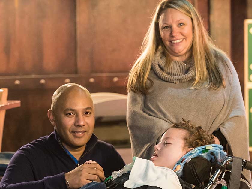 Rays of Sunshine Children's Charity - Peter, Emma and Maxwell Smith