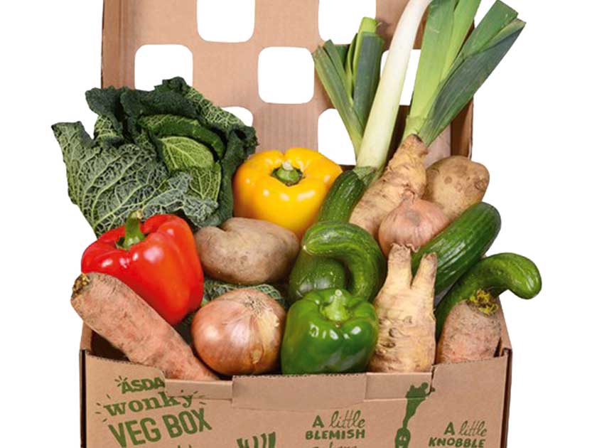 Wonky Asda veg box