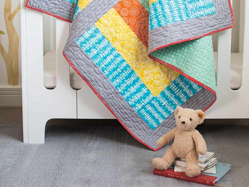 How to sew a quilt with modern printed fabrics Woman's Weekly