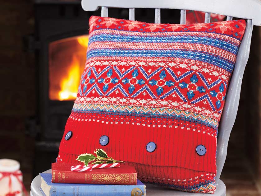 Turn an old jumper into chic Christmas items Woman's Weekly