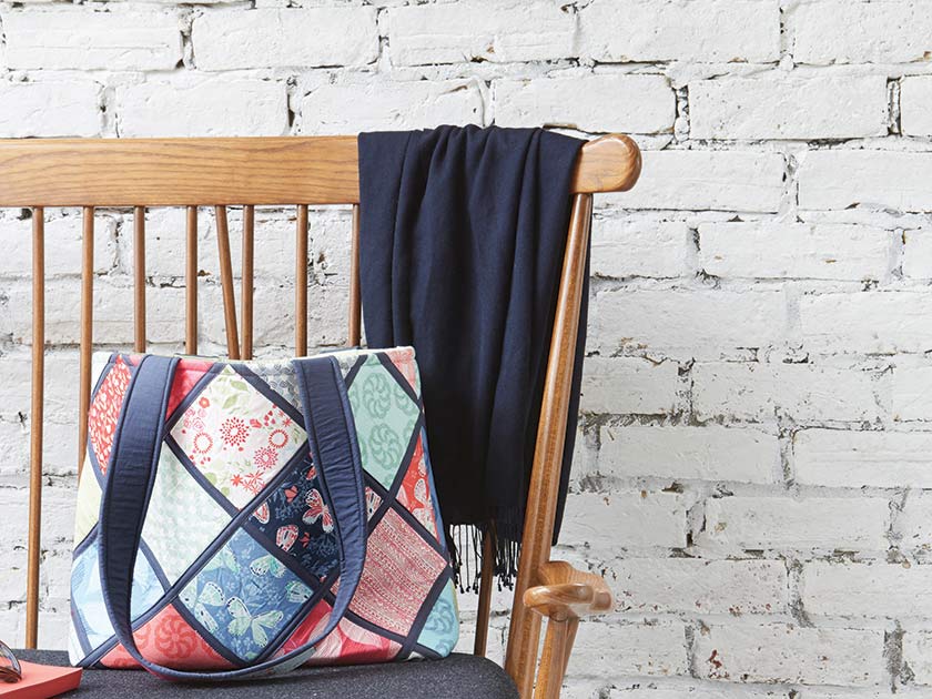 How To Sew A Stylish Patchwork Bag Woman S Weekly Sew A Patchwork Bag