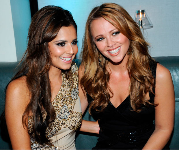 Cheryl Cole and Kimberley Walsh at the launch of Cheryl's Promise ring collection for De Grisogono.