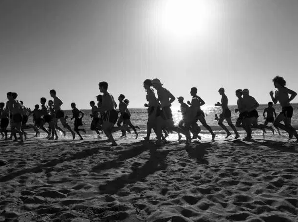 Beach running; one of the best ways to get fit - Credit: Lars Lain